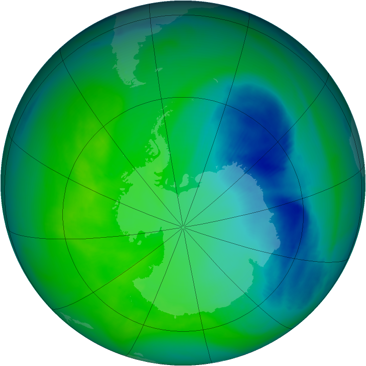 Ozone Map 2005-11-15